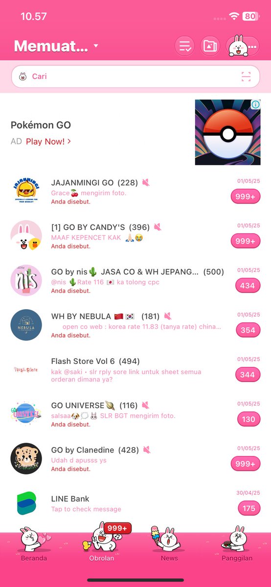 ada solusi ga si biar line gak pending kaya gini