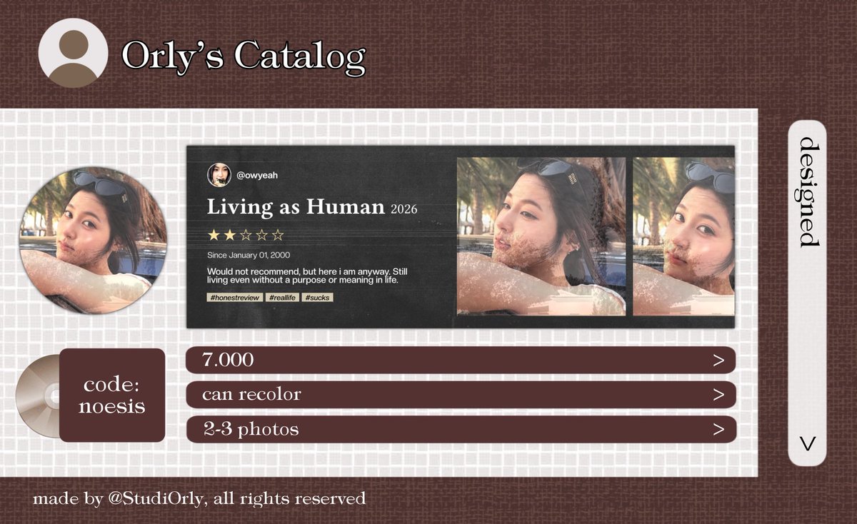 StudiOrly's tweet image. [Repost are very appreciated]

Selamat berpuasa bagi yang menjalankan! Orly kembali dengan membawa anak-anak baru yang siap untuk diajak kenalan. Tegur Orly baik-baik kalau ada layout yang gak aman yaa, thankie! 🤎

#zonauang #zonaba