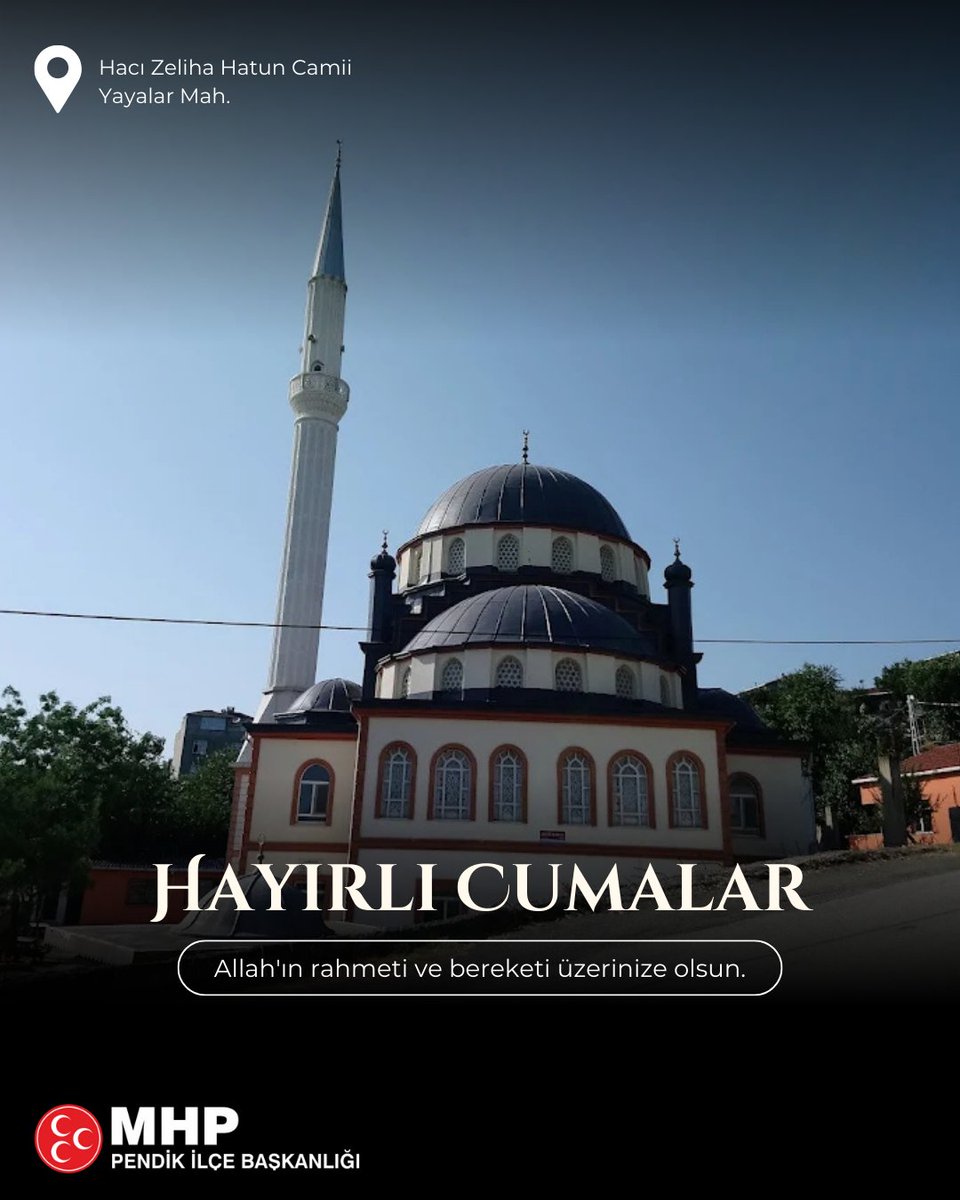 Hayırlı Cumalar. Allah'ın rahmeti ve bereketi üzerinize olsun.