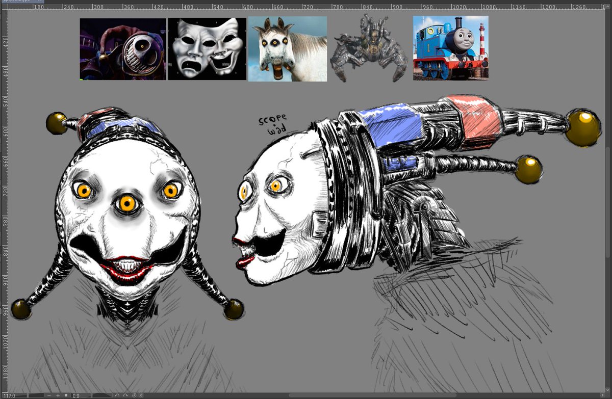 funny poppy playtime prototype design