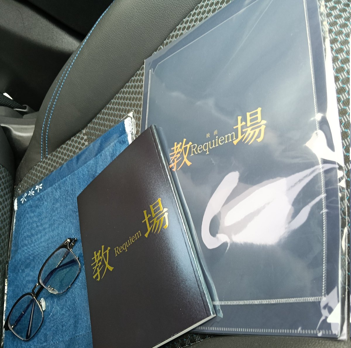 狙ってたクリアファイル、タオル、パンフ無事げっちゅー😆😆✨ 帰りに