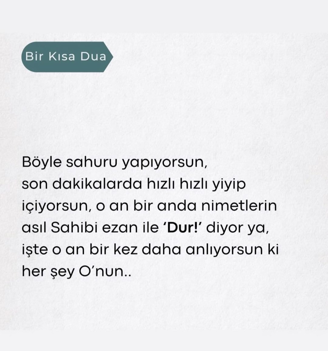 Sadece O'na sığınırız, O'ndan af dileriz ve en son dönüş O'nadır.