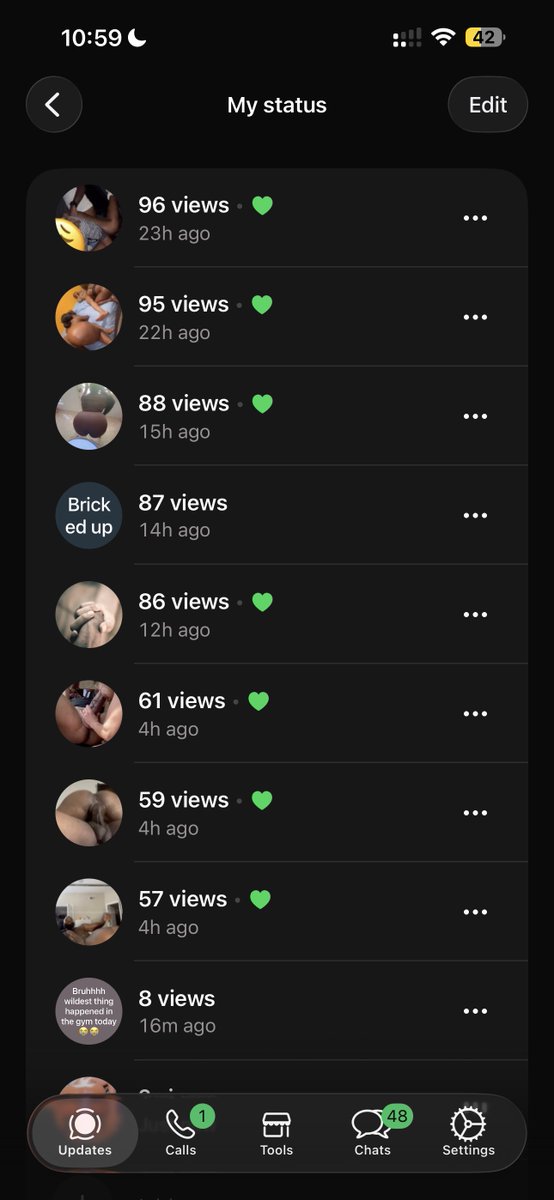 Another week of adding new contacts for WhatsApp stories…. THERE IS NO GROUP…..

Retweet
Like
Check comment for my number (deleting in 9 hours)
Send me a message with your name and country to be saved 

You will be ignored if you don’t follow instructions.
