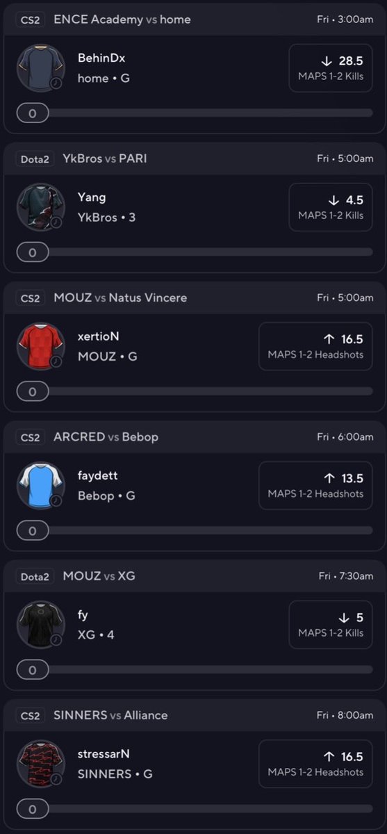 PrizePicks 25x Flex Slip 😈👾

6/6 ✅ = $50 Giveaway!

Like post &amp; follow me to enter! 👍