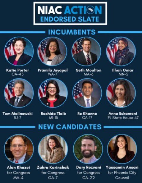 Iranian regime endorsed US politicians 👇