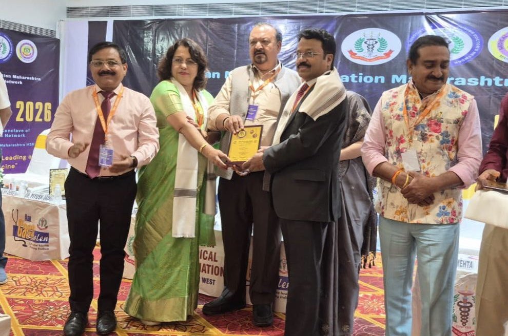 drabulhasan's tweet photo. Honoured to be recognised by the National President, Honorary Secretary General, and Honorary Finance Secretary of the Indian Medical Association at YOUTHCON, Mumbai on 19.02.2026.

Also privileged to deliver a talk on Entrepreneurship in the Medical Profession https://t.co/quCCJZEpzb