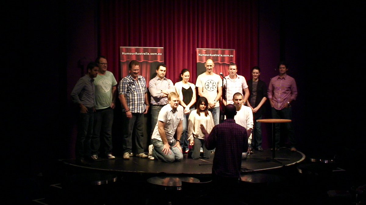 Gr8Talk's tweet image. #FridayFlashback to #2010 with #Optus Retail senior leaders undertaking our radical 6-month #StandUpForYourself Program where executives learn to confront their fear of public speaking by learning the art of stand up comedy.