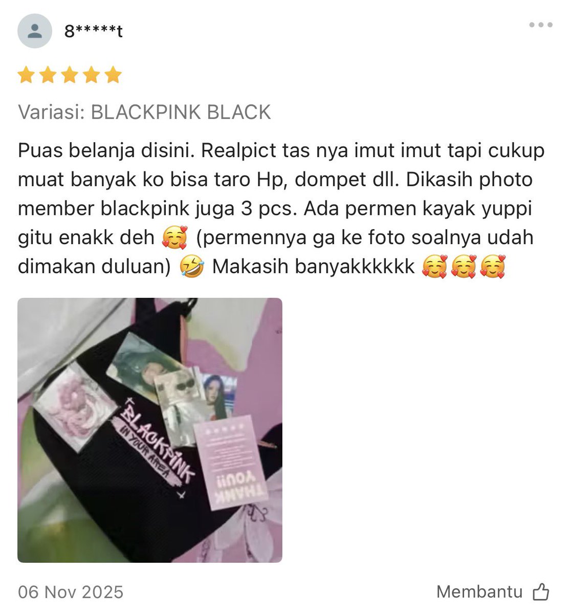 READYY STOCKK BLACKPINK BAG 

PRICE : IDR 135.000

SHOPEE : id.shp.ee/AT3K7Fm
TIKTOK SHOP : vt.tokopedia.com/t/ZS9eFquMAhM1…

#BLACKPINK_DEADLINE #BLACKPINK #BLACKPINKBAG 
#블랙핑크 #3rdMINIALBUM #DEADLINE #HOUR_GLASS_TOUR #YG