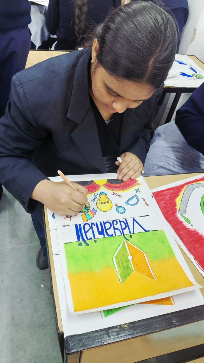 39Gmsss's tweet photo. Under Vidyanjali Programme, poster making and slogan writing competitions was conducted in GMSSS 39 C Chandigarh to foster awareness, creativity, and active participation among students.
@SchoolEduChd
@vidyanjali_edu
@vidyanjalichd
#Vidyanjali https://t.co/7xYNXxu1FX
