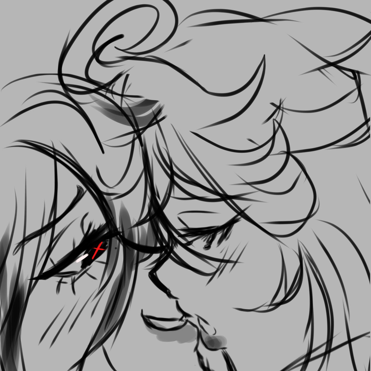 arle and furina kiss doodle while i color a diff drawing #arlefuri