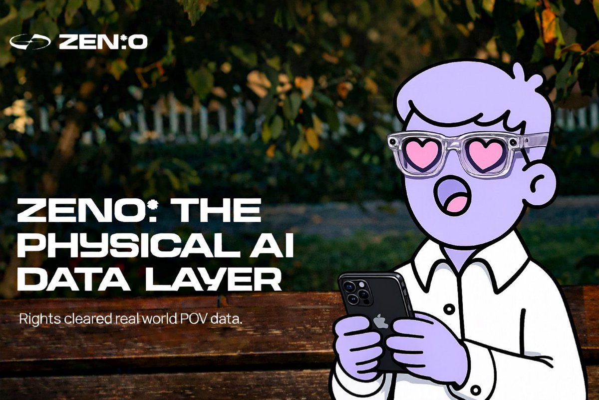 ausbro80's tweet image. [Physical AI 시대를 위한 큰 그림 @StoryProtocol  x Zeno]
#storyprotocol #ip

@ZenO4AI 는 Story Protocol 위에서 개발된 플랫폼으로, 스마트 글라스와 앱을 통해  실세계의 1인칭 영상과 음성 데이터를 수집하고 이를 익명화,검증,구조화해 
AI 학습에 활용하는 Physical AI 데이터 플랫폼입니다.