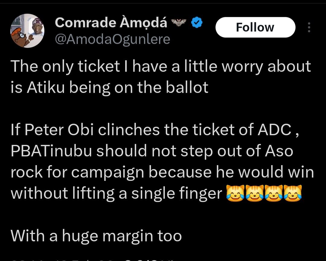 When a slave in chains honours his slave Masters.

Somebody that his village was recently invaded and decimated by  the terror!sts .

As if the BAT that  flys in the night has ever campaigned. 

Tueh!