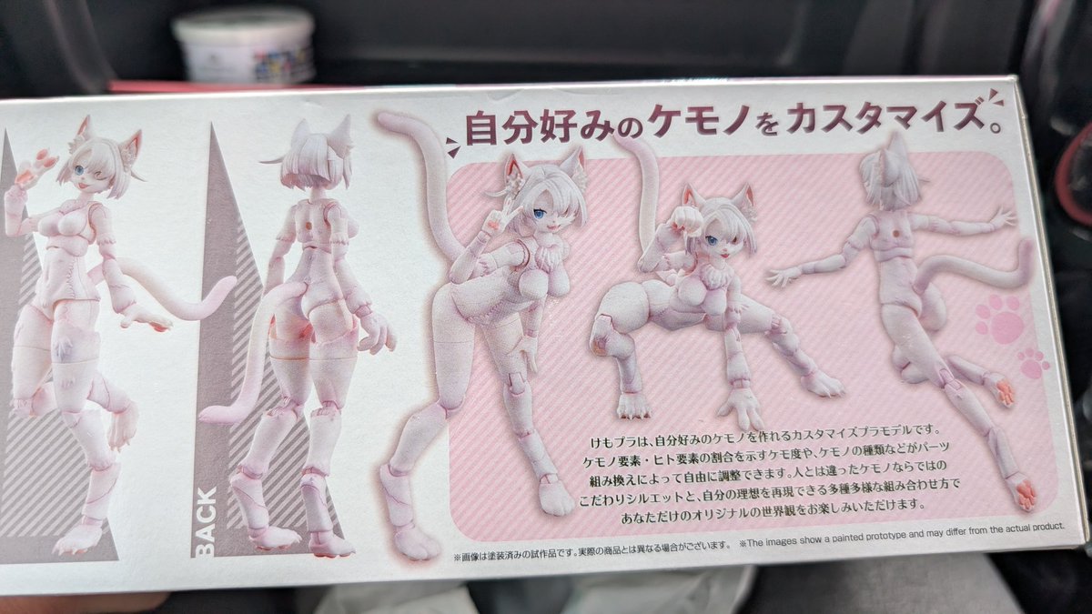 材料の買い出しに来たら魅力的なプラモデルが売ってたので思わず購入してしまいました。
タイムリーなメスケモプラです。アオシマのプラモデルってほとんど触れたことないから楽しみ。