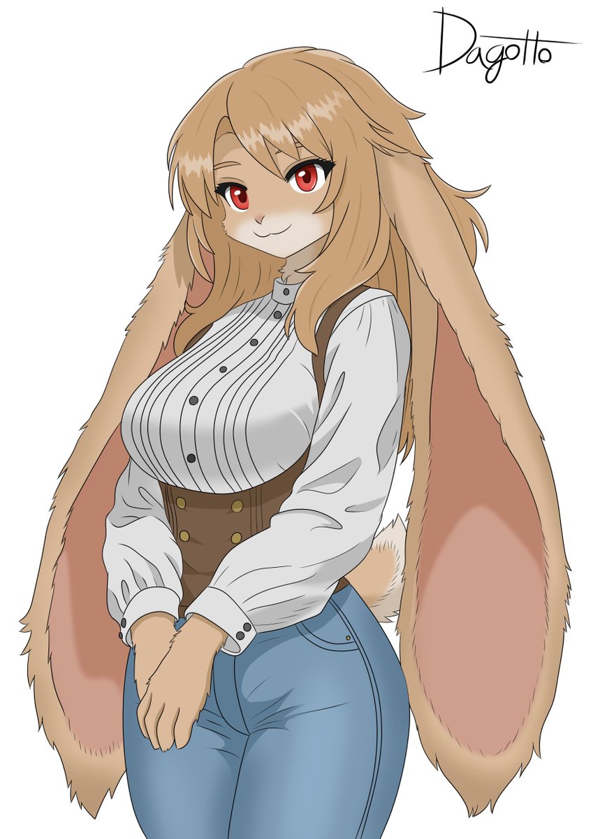 One of the minor characters for my side project. Name still undecided. #furry #bunny #bunnygirl