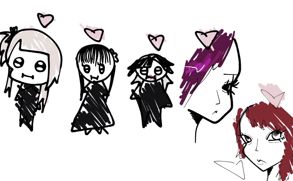 Ah, I wish I could see them in person, but alas…

I only have my little bug drawings