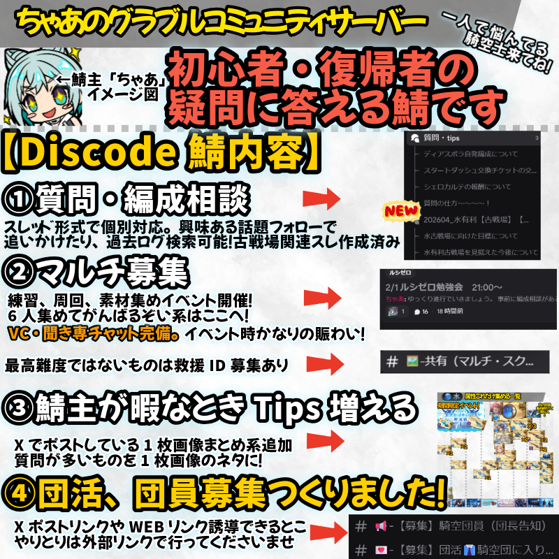 ボクのDiscord鯖にて、団活＆団員募集宣伝支援始めました！ ドレバラ