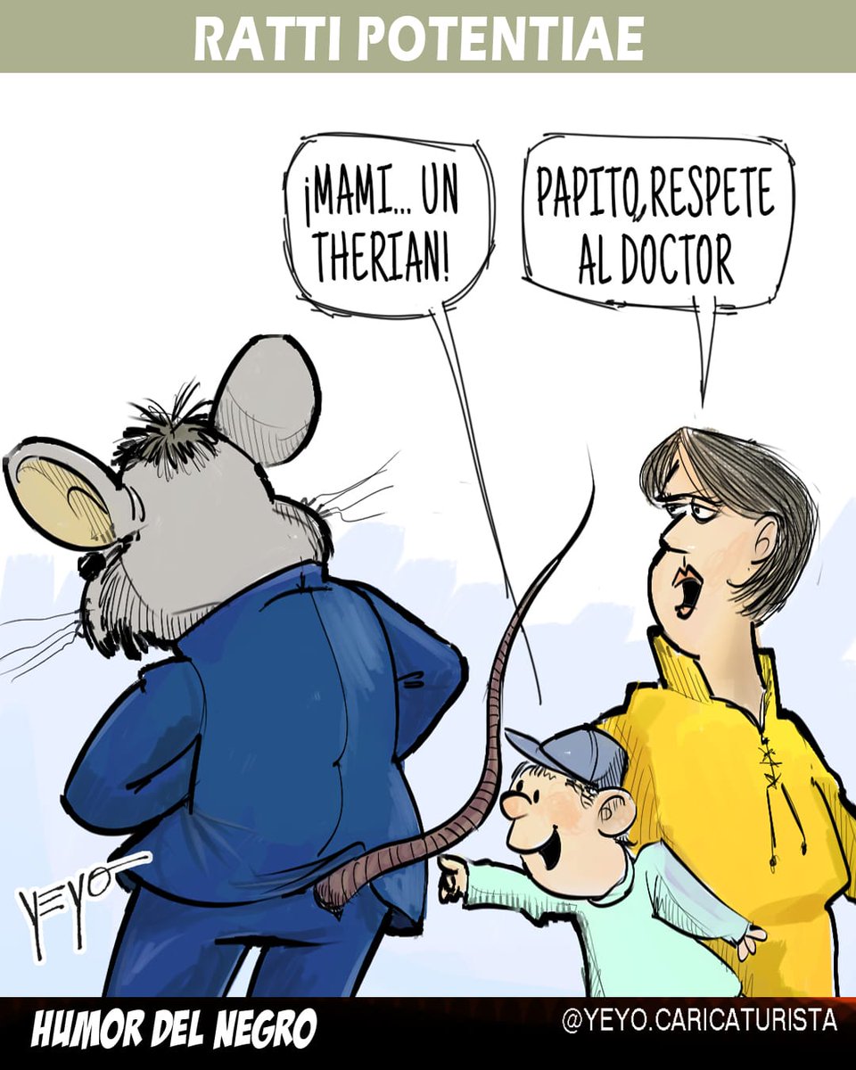 ✍️#Caricatura | "Ratti Potentiae"

Por: <a href="/Yeyocaricaturas/">Yeyo - Humor del Negro</a>