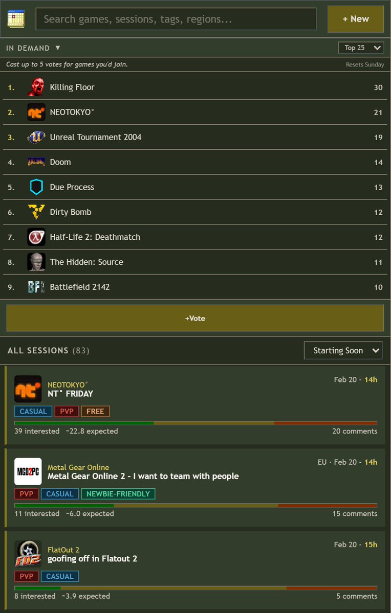Incredible website. Please gas this up.
Best qualities of the humble server browser, Kai, Kali, all wrapped up into one public, easily navigable site with ZERO logins! I really hope this takes off.

Supports classic PC titles and old console games alike!