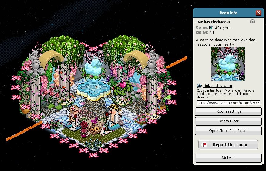 Moments of building up this month of love and friendship. #Habbo <a href="/Habbo/">Habbo</a>
