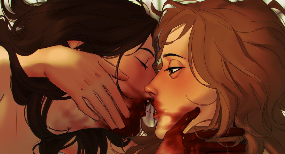 crococolol's tweet image. Probably part of the bones and all au idk they have blood on them
#jackieshaunakissingsloppy