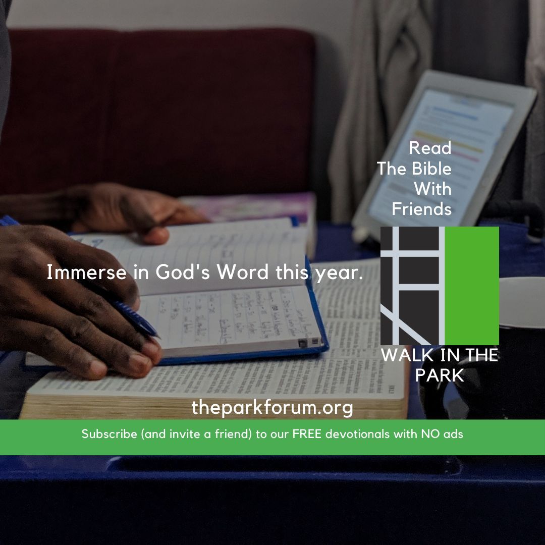 Read The Bible With Us
It’s never too late to join our Bible reading plan. Immerse in the Bible with us at a sustainable, two-year pace.
#BibleReading #BibleReadingPlan #ReadTheBibleWithMe #TheBible
mailchi.mp/theparkforum/m…