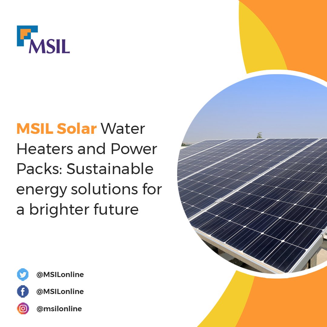 MSILonline's tweet photo. MSIL ಸೋಲಾರ್ ವಾಟರ್ ಹೀಟರ್
ಸೌರಶಕ್ತಿ ನಮ್ಮ ಪಾಲಿಗೆ ಅತ್ಯಂತ ಕಡಿಮೆ ಬೆಲೆಯಲ್ಲಿ ಸಿಗುವ ಹಾಗೂ ಅತ್ಯಂತ ಹೇರಳವಾಗಿ ಸಿಗುವ ಏಕೈಕ ಶಕ್ತಿ ಸಂಪನ್ಮೂಲ.ಎಂಎಸ್‌ಐಎಲ್‌ ಸೋಲಾರ್ ಪವರ್ ಹಾಗೂ ವಾಟರ್‌ ಹೀಟರ್‌ಗಳ ಬಗ್ಗೆ ಹೆಚ್ಚಿನ ಮಾಹಿತಿಗಾಗಿ ಇಂದೇ ಸಂಪರ್ಕಿಸಿ

ವೆಬ್ಸೈಟ್
https://t.co/Kz42h9LDnx
ಫೇಸ್‌ಬುಕ್‌: MSILonline
#msil #solarpower https://t.co/wYPhrRkdsj