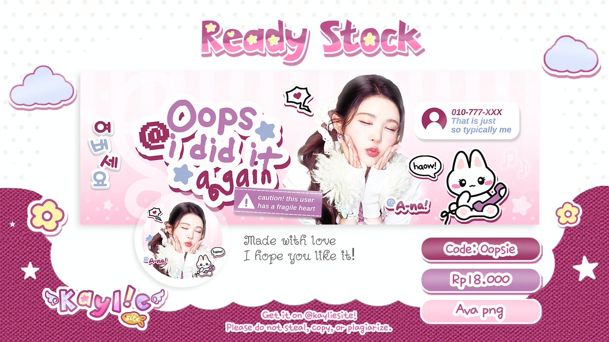 hzaeum's tweet image. ౨ ◟🌸 𓈒⠀help  RT,  please!  thankies

🏩% .. hai yorObun! aku masih punya 8 layout ready stock hearts2hearts 🩷 🪽◞  Rp18k/each, free re-text! jemput di @kayliesite 📞🍮

A-na, Jiwoo, Juun, Stella rs h2h #zonauang