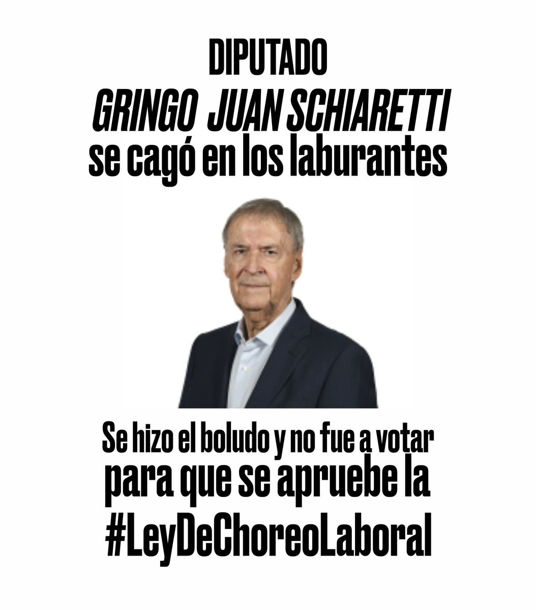 No votar a Juan es ayudar a Milei repetían hasta el hartazgo en campaña hace 4 meses. 
Hoy en la primer actividad que tienen en el Congreso terminan votando LO MISMO que Milei y encima para reventar a los laburantes.