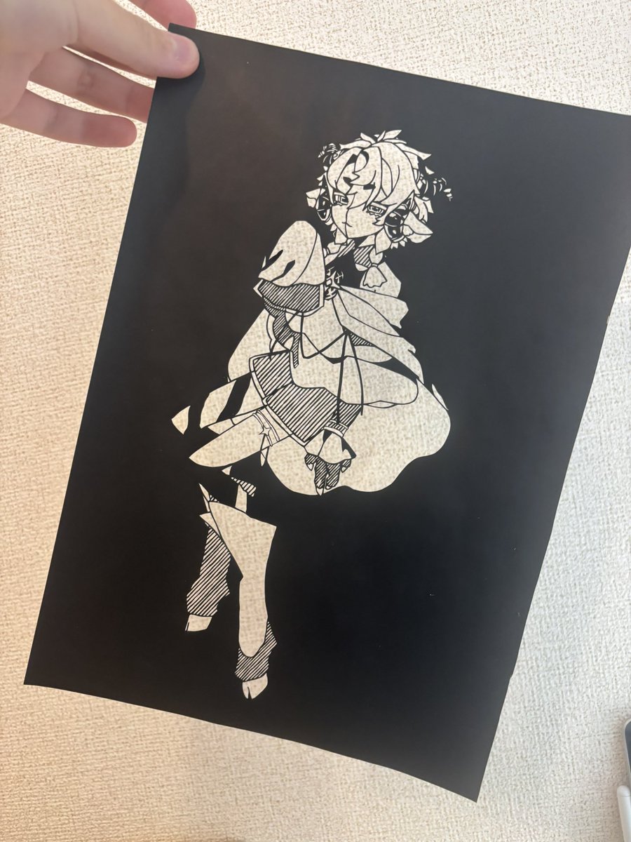 dora_kirie's tweet photo. #12星座V観測 
 #12星座V星図
牡羊座さんの切り絵です〜
( *´꒳`* )♈ https://t.co/QitwgdeYuq