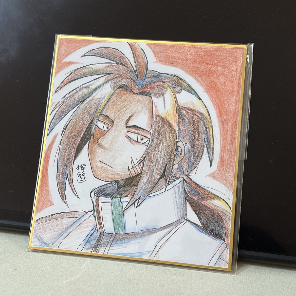 フォロワーがギャビーのミニ色紙描いてくれたッッッ‼️ 届いて2時間