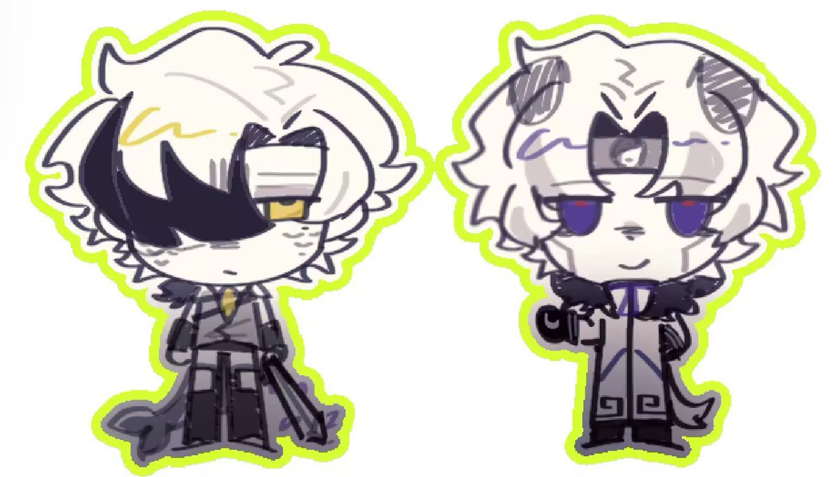 🤔So what can they be called duo?
#wifiesfanart 
#LeoWookfanart
#unstableuniverse