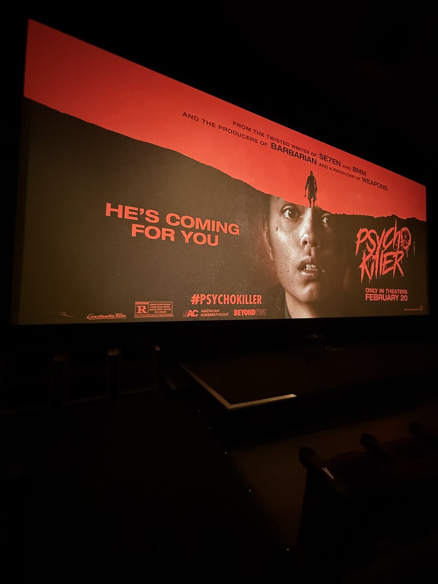I had high hopes for #PSYCHOKILLER the actors did a good job with what they were given. The film itself felt dated and like it was holding itself back from being great. All the elements were there, but the execution fell short. My Review for the film is ☝️ out of ✌️  #Horror