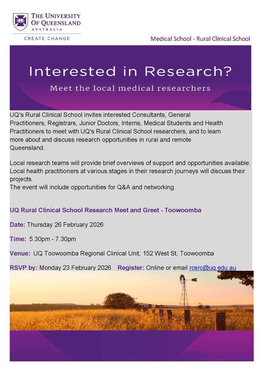 QLD Rural Health Innovation & Research Collab tweet media