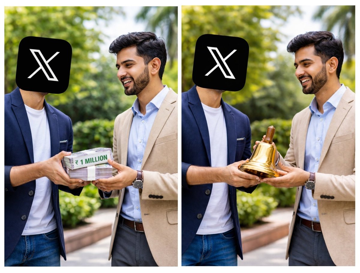 X (Twitter) algorithm... 

other country users😍              Indian users🔔