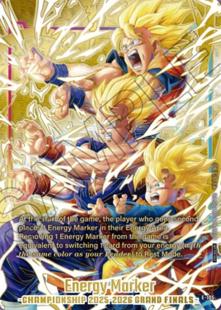 エナジーマーカー 世界ファイナル #ドラゴンボール #フュージョンワールド