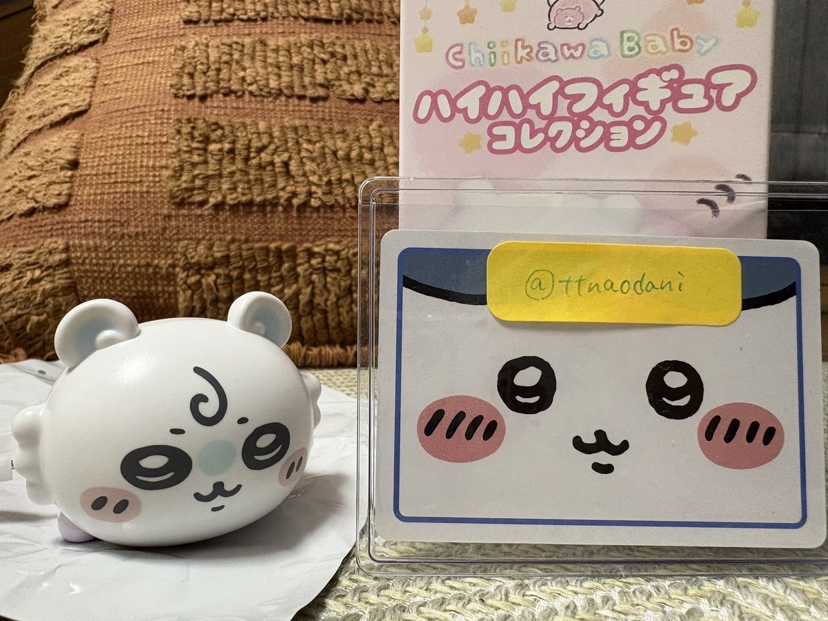 ttnaodani's tweet photo. 【交換】ちいかわ ちいかわベビー ハイハイフィギュアコレクション

譲→モモンガ
求→ハチワレ

郵送or東京駅周辺にて交換希望
交換アカとして機能し始めたばかりの為、
検索よりお声がけいただけますと幸いです。

よろしくお願いします。 https://t.co/ITih7ICKkL