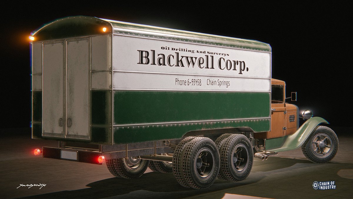 I’ve got a tip from a shady friend — won’t name him. Call him “Tony Two-Wrenches.” 🕶️🔧🔧

Blackwell Corp’s stockyards are full and need deliveries ASAP. ⏱️📦

They’ve got more money than asphalt on roads. 💸 Look at those rigs. 🚛

OMG… I’m in love. I need one of these. 😍