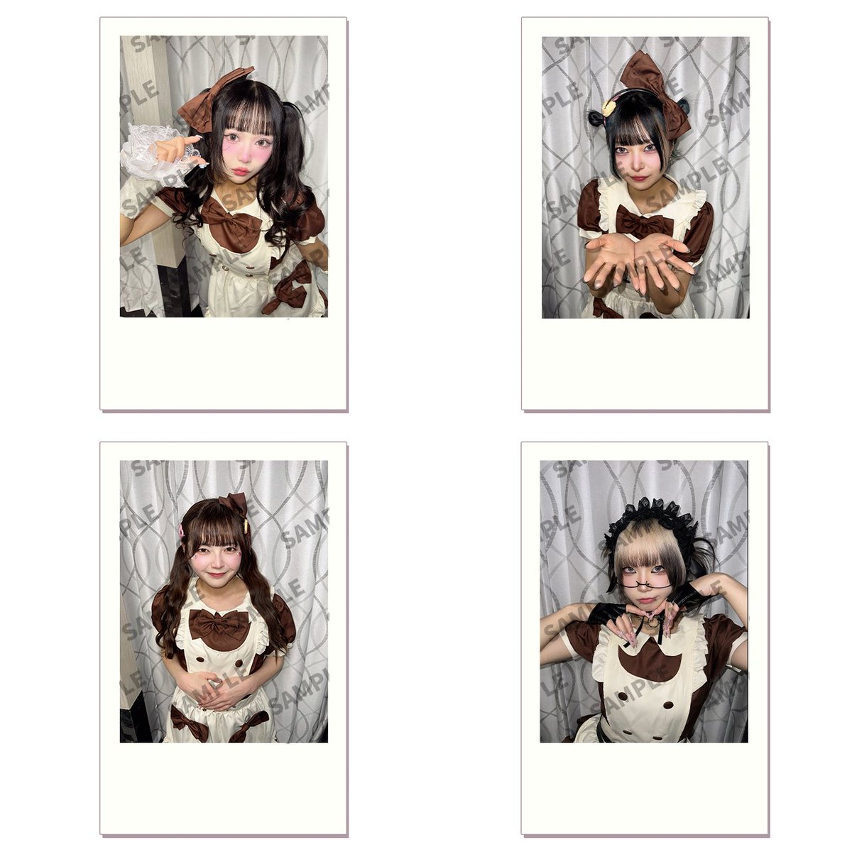 限定数販売中📢】 『メイドチェキ』 落書き、サイン、名前入り 数量