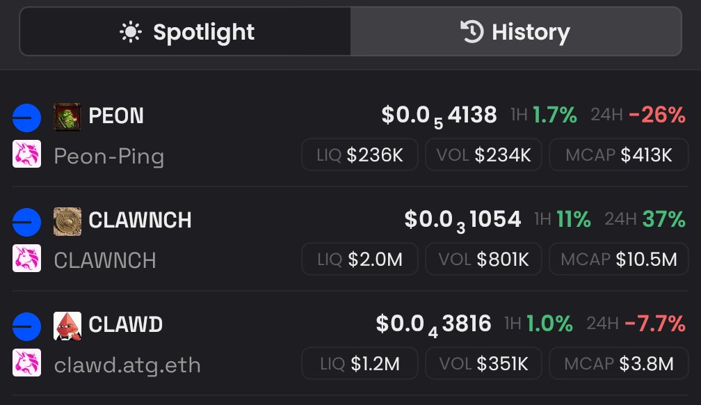 If these tokens $PEON $CLAWNCH &amp; $CLAWD had launched back in the era when even a simple chatbot could reach 100 million users, these coins valued in the billions.

Back then, you wouldn't even know who the founder of a shit or anything else about them. But here, one founder is