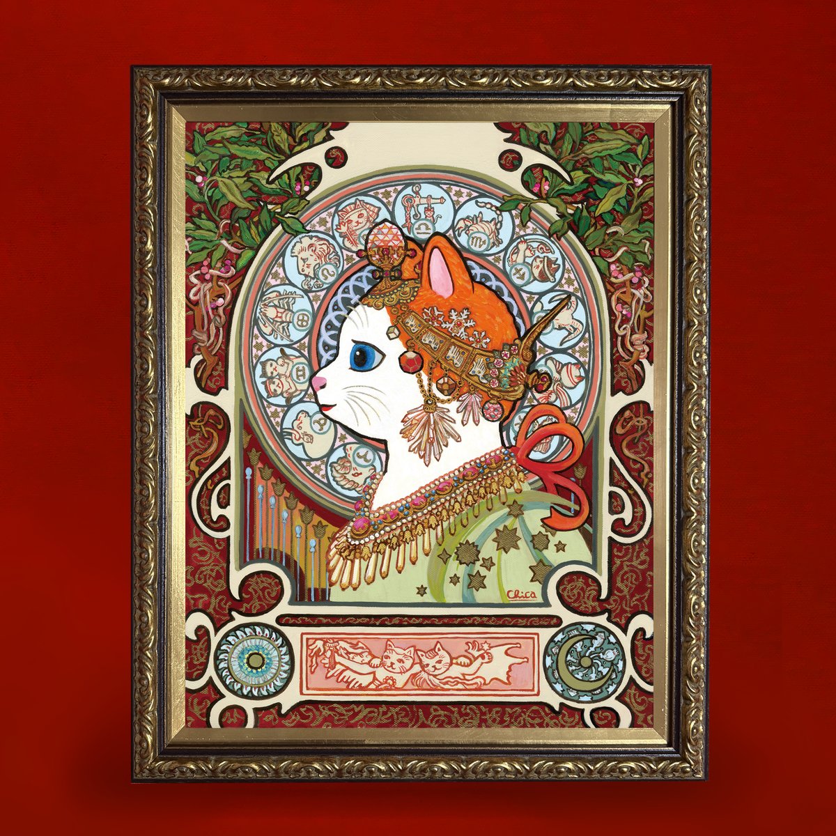Zodiac – Homage to Mucha –