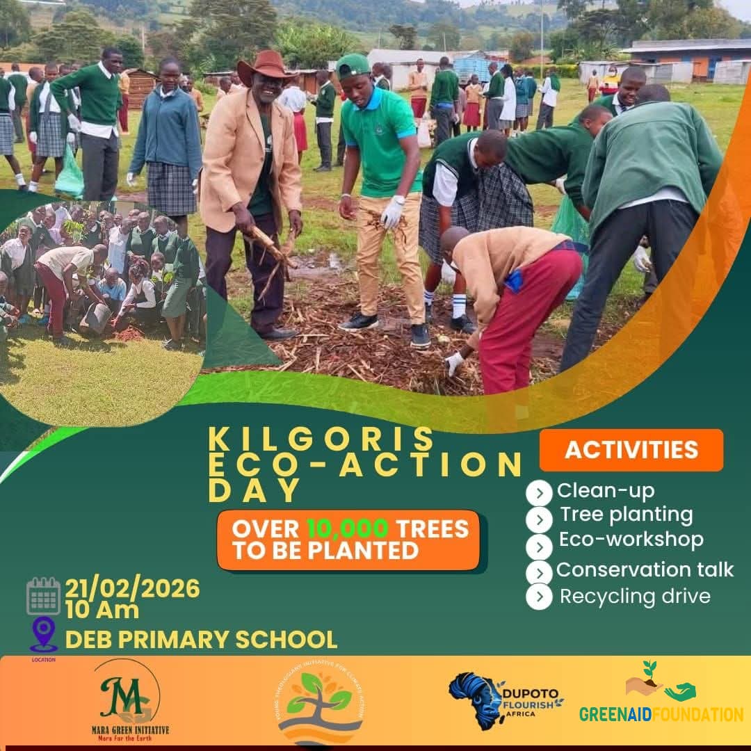 Environmental Conservation is our obligation. Each and every individual is obliged to conserve the Environment for Climate Resilience irregardless of Gender. 
Join us tomorrow 21st of Feb. 2026 for  impactful Activities at Kilgoris