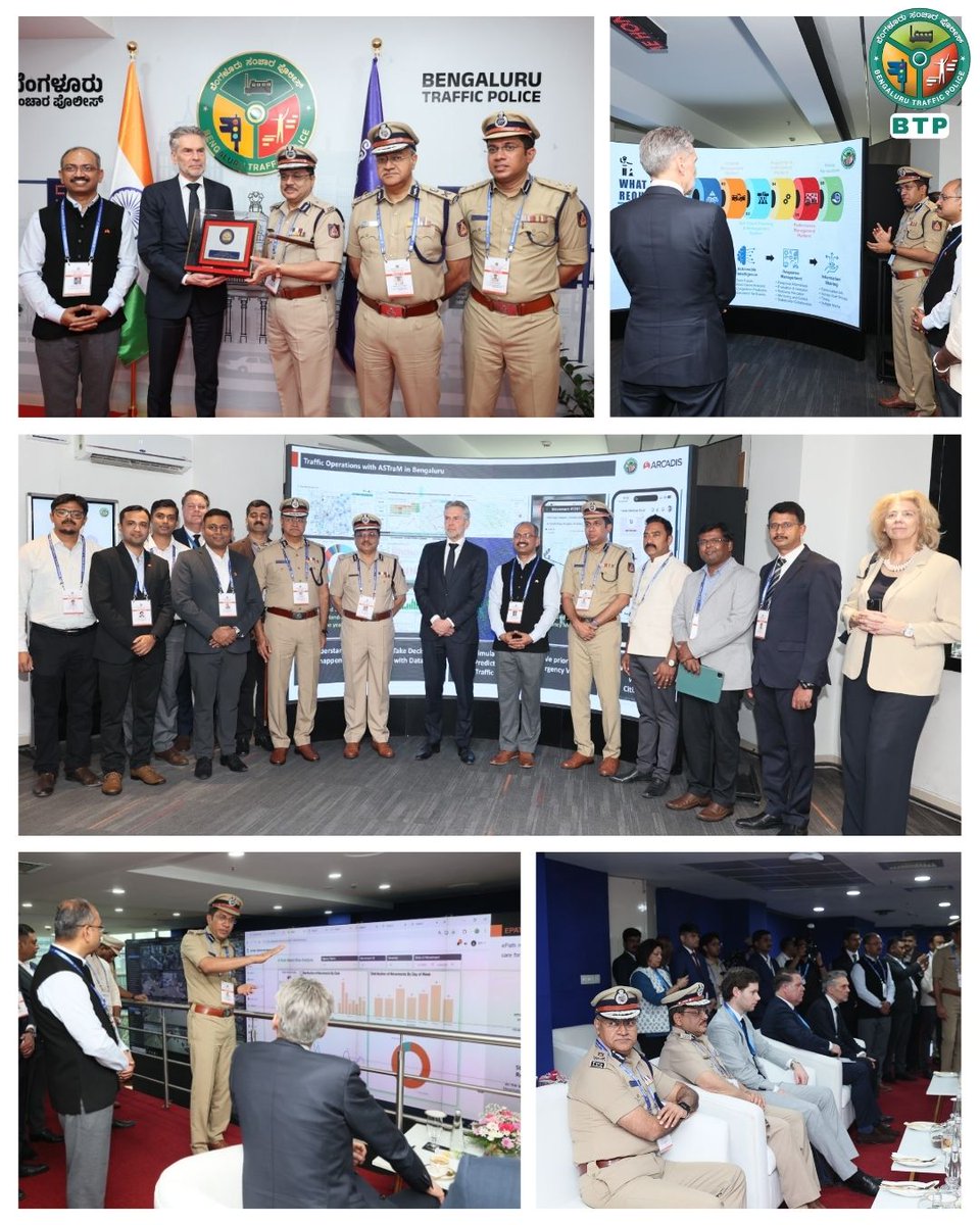 ನೆದರ್ಲ್ಯಾಂಡ್ಸ್ ಪ್ರಧಾನಿ ಗೌರವಾನ್ವಿತ ಡಿಕ್ ಶೂಫ್ ಅವರಿಗೆ ಬೆಂಗಳೂರು ಸಂಚಾರಿ ಪೊಲೀಸ್ ನಿರ್ವಹಣಾ ಕೇಂದ್ರಕ್ಕೆ ಆತ್ಮೀಯ ಸ್ವಾಗತ.  ಈ ಸಂದರ್ಭದಲ್ಲಿ ಡಿಜಿಪಿ ಶ್ರೀ ಎಂ.ಎ ಸಲೀಂ (IPS), ಪೊಲೀಸ್ ಆಯುಕ್ತರಾದ ಶ್ರೀ ಸೀಮಂತ್ ಕುಮಾರ್ ಸಿಂಗ್ (IPS), ಜಂಟಿ ಪೊಲೀಸ್ ಆಯುಕ್ತರಾದ (ಸಂಚಾರ) ಶ್ರೀ ಕಾರ್ತಿಕ್ ರೆಡ್ಡಿ (IPS) ಹಾಗೂ ಇತರ ಹಿರಿಯ