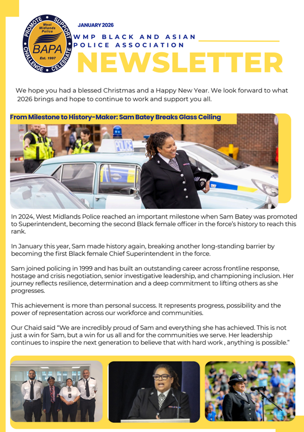 West Mids Black and Asian Police Association tweet media
