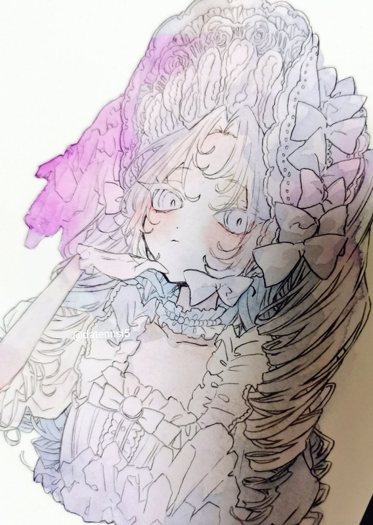 datennsi5's tweet photo. カラーラフ作らないから、いつも完成するまでどうなるのかわからない https://t.co/e9sKsr5GlW