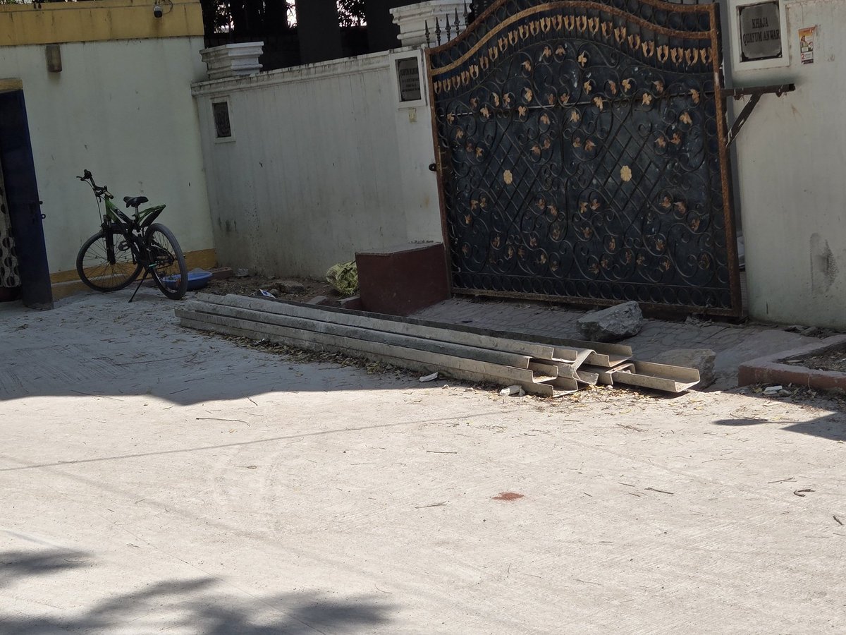 AnwarQuayum's tweet photo. @GHMCOnline Since two weeks this debris of road dug before laying new, lying on lane 2 of Arvind Nagar Colony Toli Chowki Hyd, complaint also lodged on 18th feb, the ack is enclosed with ID 1802265718729. No action initiated so far, hope the commissioner may take action,Thank you https://t.co/QZe16YGMJt
