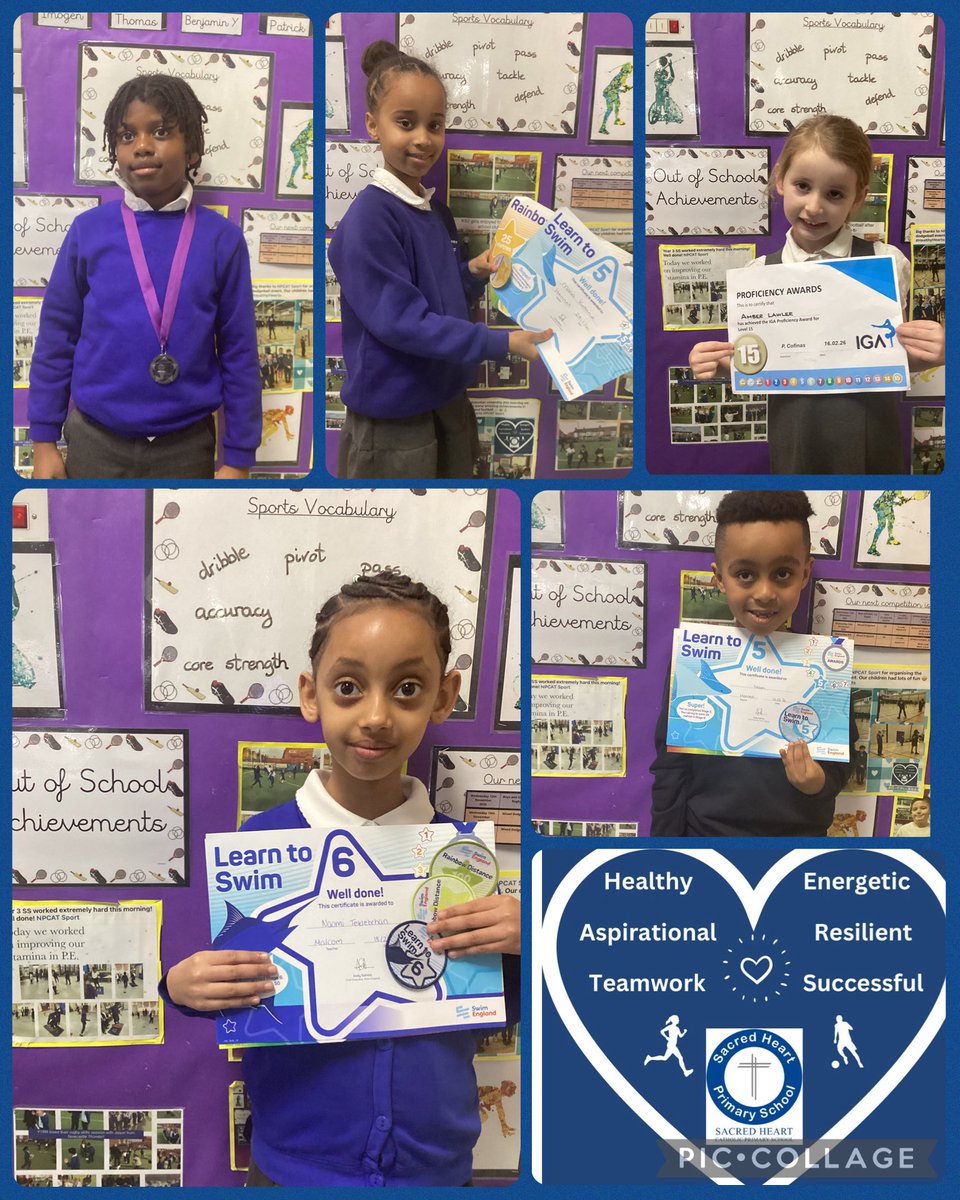 This week we celebrated our achievements in gymnastics and swimming 🏊🤸🏽‍♂️💫 #HealthyHearts <a href="/NPCAT_Sport/">NPCAT Sport</a>