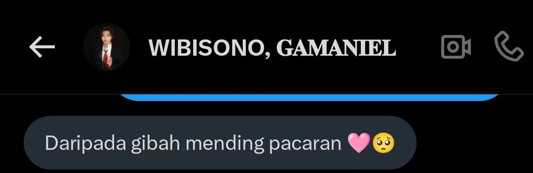 ㅤ️️
ㅤ️️
( terima kasih <a href="/WlIIBU/">WIBISONO, 𝐆𝐀𝐌𝐀𝐍𝐈𝐄𝐋</a> sudah menyarankan hal yang tidak bisa gwe lakukan ☺ ) 
ㅤ️️
ㅤ️️