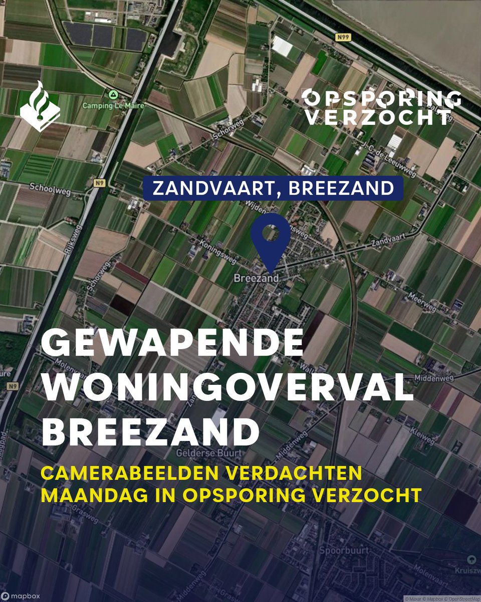 Gewapende overval in Breezand tijdens aanwezigheid gezin
