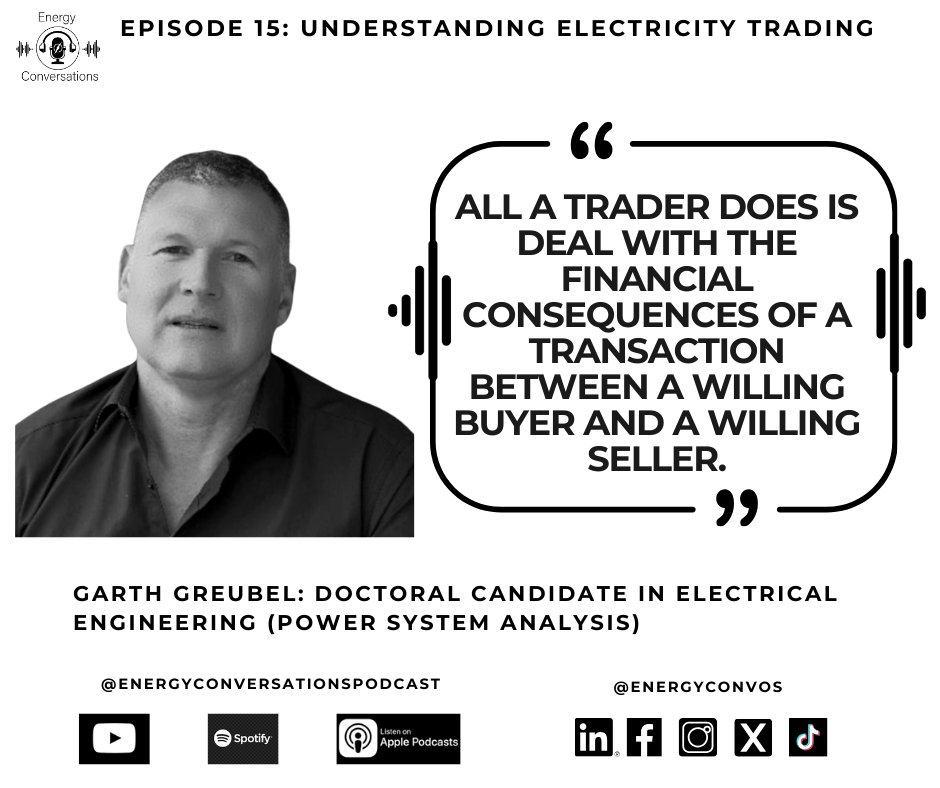 1/ Electricity markets have two layers: physical and financial.

Garth Greubel explains in Episode 15:

“All a trader does is deal with the financial consequences of a transaction between a willing buyer and a willing seller.”

2/ The grid operates under physical laws.

Frequency