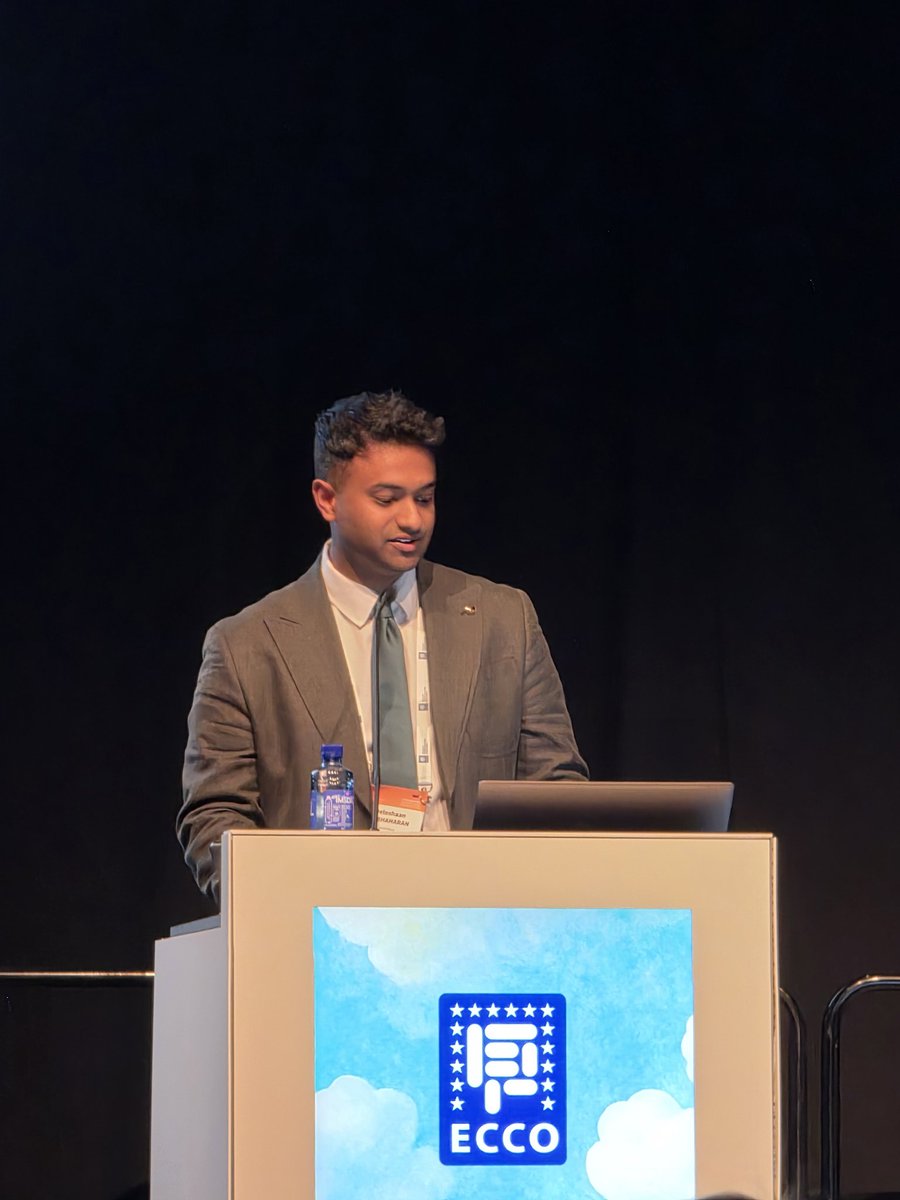 drkrpradeep's tweet photo. Congratulations to Dr Subhaharan on the oral presentation at ECCO 2026,Stockholm! He presented our prospective study on Transperineal Ultrasound in identifying steroid non-response in ASUC - the TRANSPIRE study.
@BowelUltrasound
#ECCO2026
#ECCO26
#GItwitter
#IBDtwitter https://t.co/CqnHT59gJf